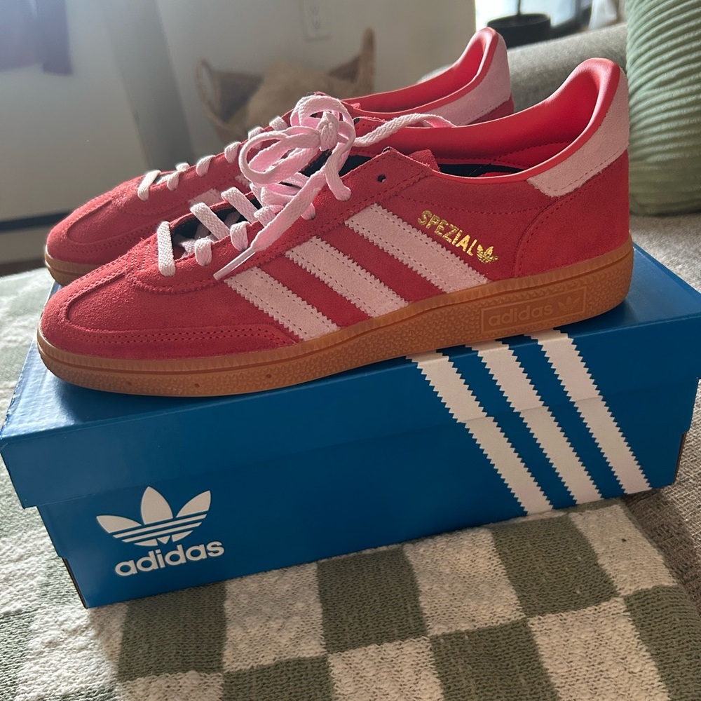 *Never Worn* Adidas Red Handball Spezial Sneakers